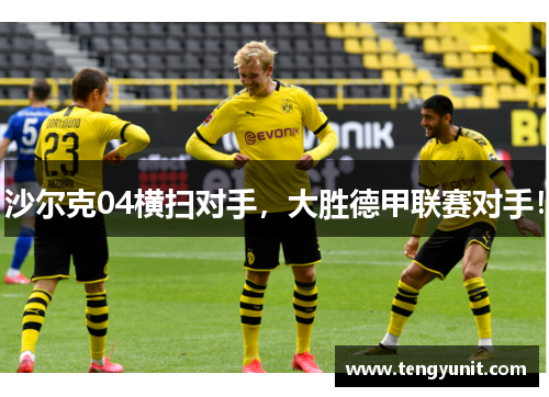 沙尔克04横扫对手，大胜德甲联赛对手！